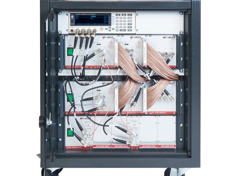 µController systems with LCR meter and amplifiers